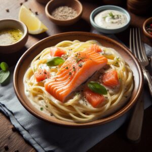 Esparguete Divino em 7 Passos: Receita com Salmão Fresco